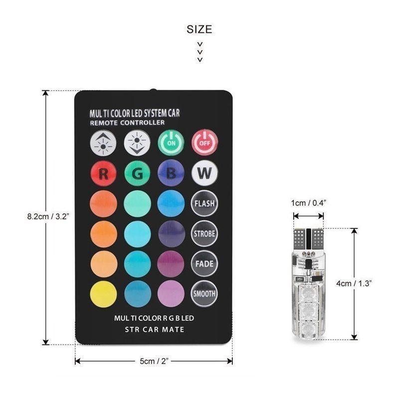 12V LED Car Light With Remote Control