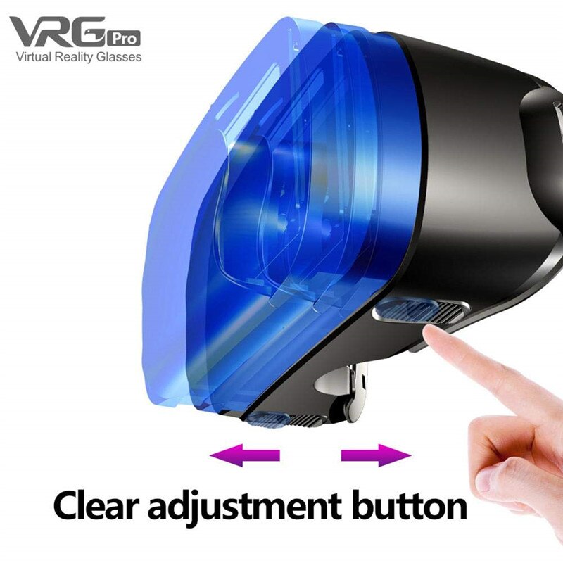 Full Screen Visual Wide-Angle VR Glasses