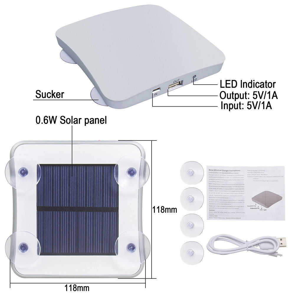 Portable Solar USB Charger